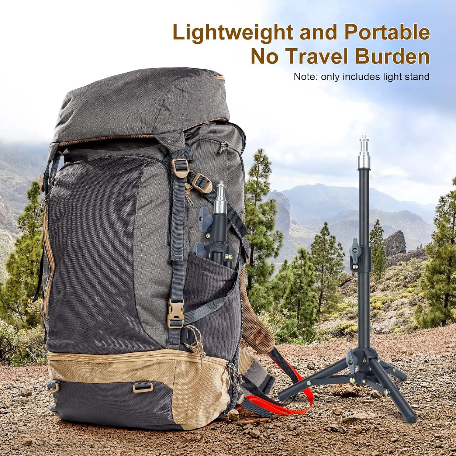Flexible Mini Tripod Stand with 1/4" Screw for Photography Video Recording Vlogging 10.8”-18” Compatible with Gopro, Webcam, Camera, Ring Light-8801