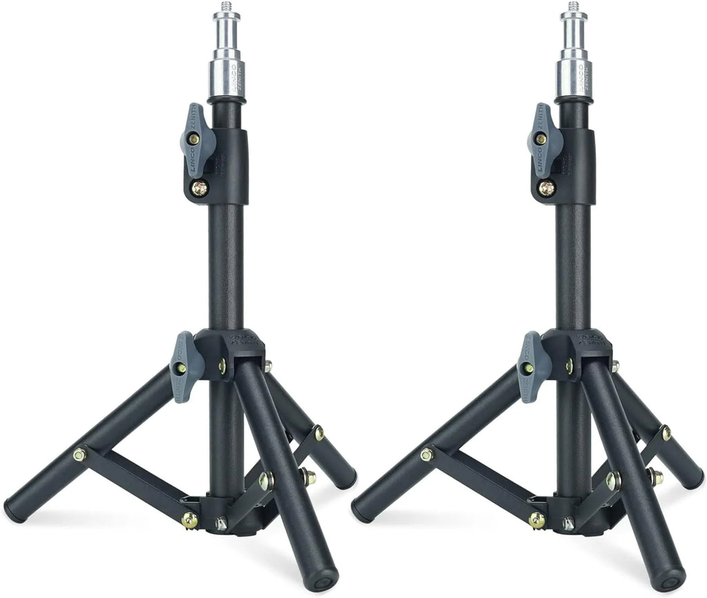 Flexible Mini Tripod Stand with 1/4" Screw for Photography Video Recording Vlogging 10.8”-18” Compatible with Gopro, Webcam, Camera, Ring Light-8801