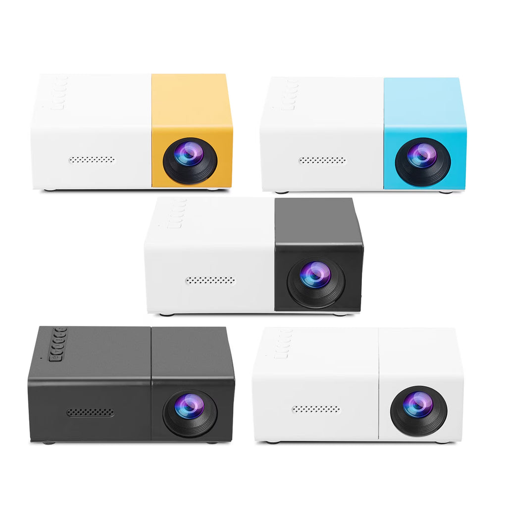 Mini Projector, Portable Projector, HD Movie Projector, Automatic Focus, Outdoor Indoor Home Theater Projector, Compact, Wireless Connectivity, Great for Travel, Parties, & Movie Nights