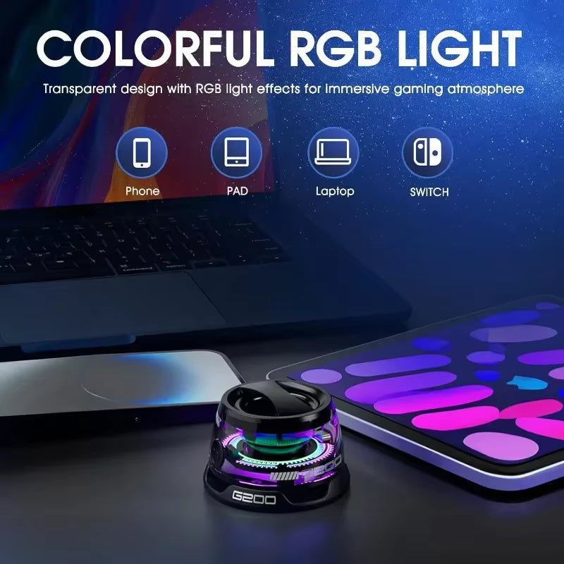 Portable Bluetooth Speaker G200 RGB Lighting Magnetic Speaker BT5.3 Mini Sound Box