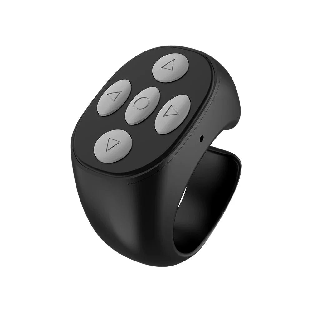 For Tiktok Ring Bluetooth Remote Control Fingertip Selfie Video Camera Shutter Controller Automatic Page Turner for Mobile Phone