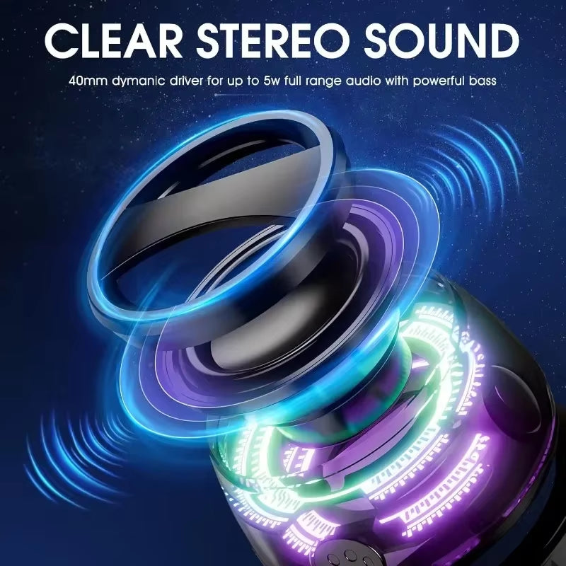 Portable Bluetooth Speaker G200 RGB Lighting Magnetic Speaker BT5.3 Mini Sound Box