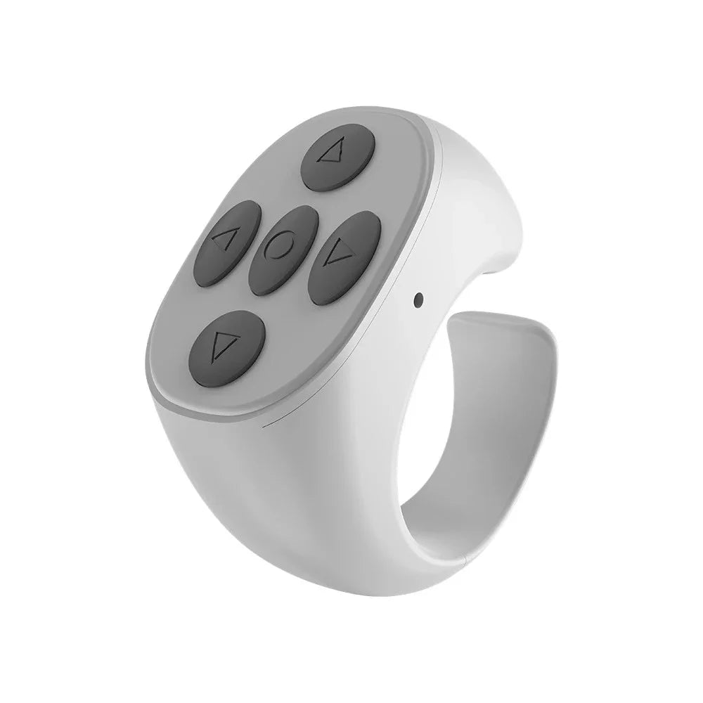 For Tiktok Ring Bluetooth Remote Control Fingertip Selfie Video Camera Shutter Controller Automatic Page Turner for Mobile Phone