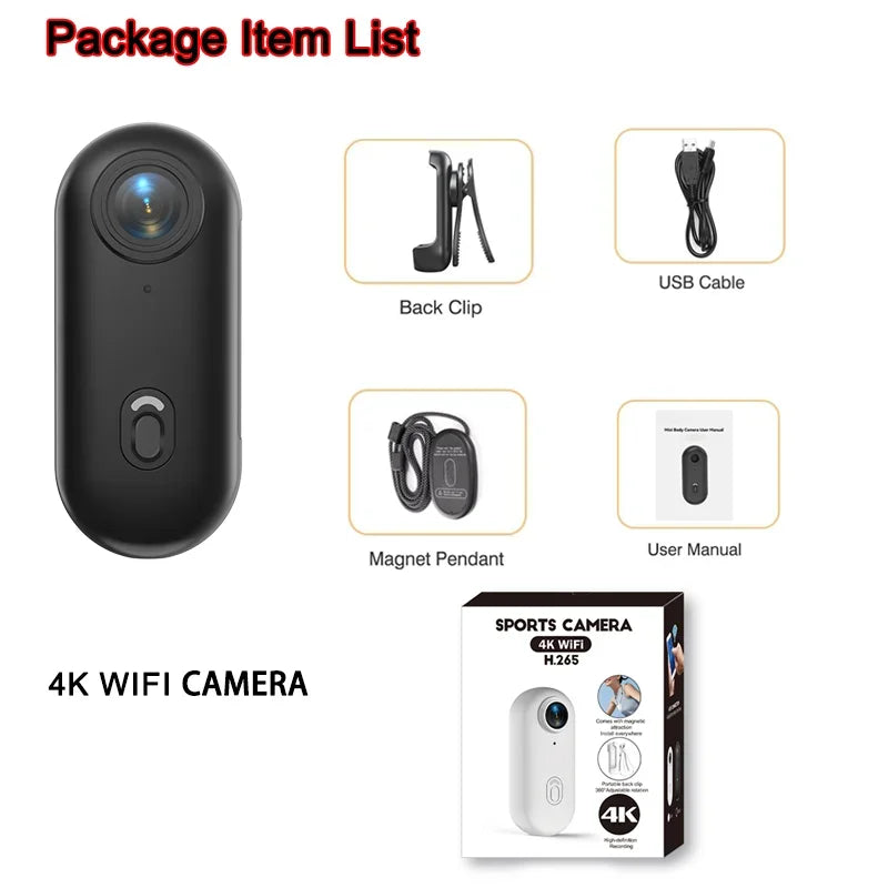 4K FHD 1080P Outdoor Sports Camera in Helmet Motorcycle Bike Sport Mini Filming Bicycle Action Body Cam and Video Recording